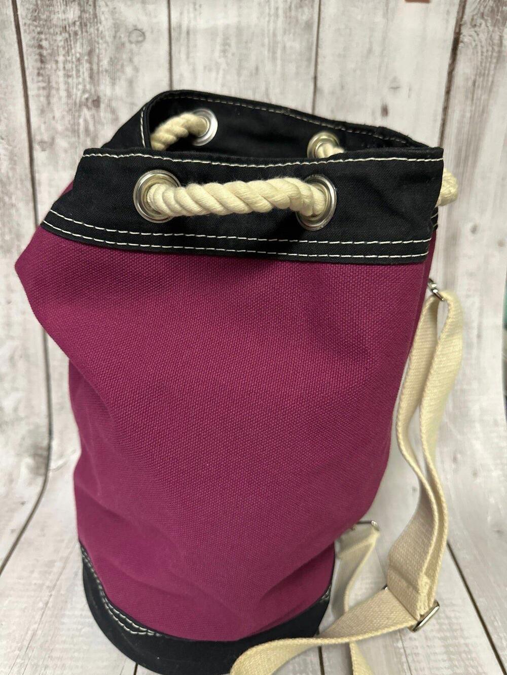 RARE Vintage LL Bean Tote and Boat Barrel Bag